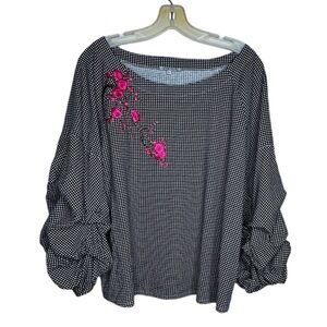 DJ & Juju Embroidered Top